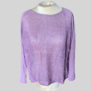 Wrap London Textured Knit Sweater  Linen Minimalist UK Brand M”